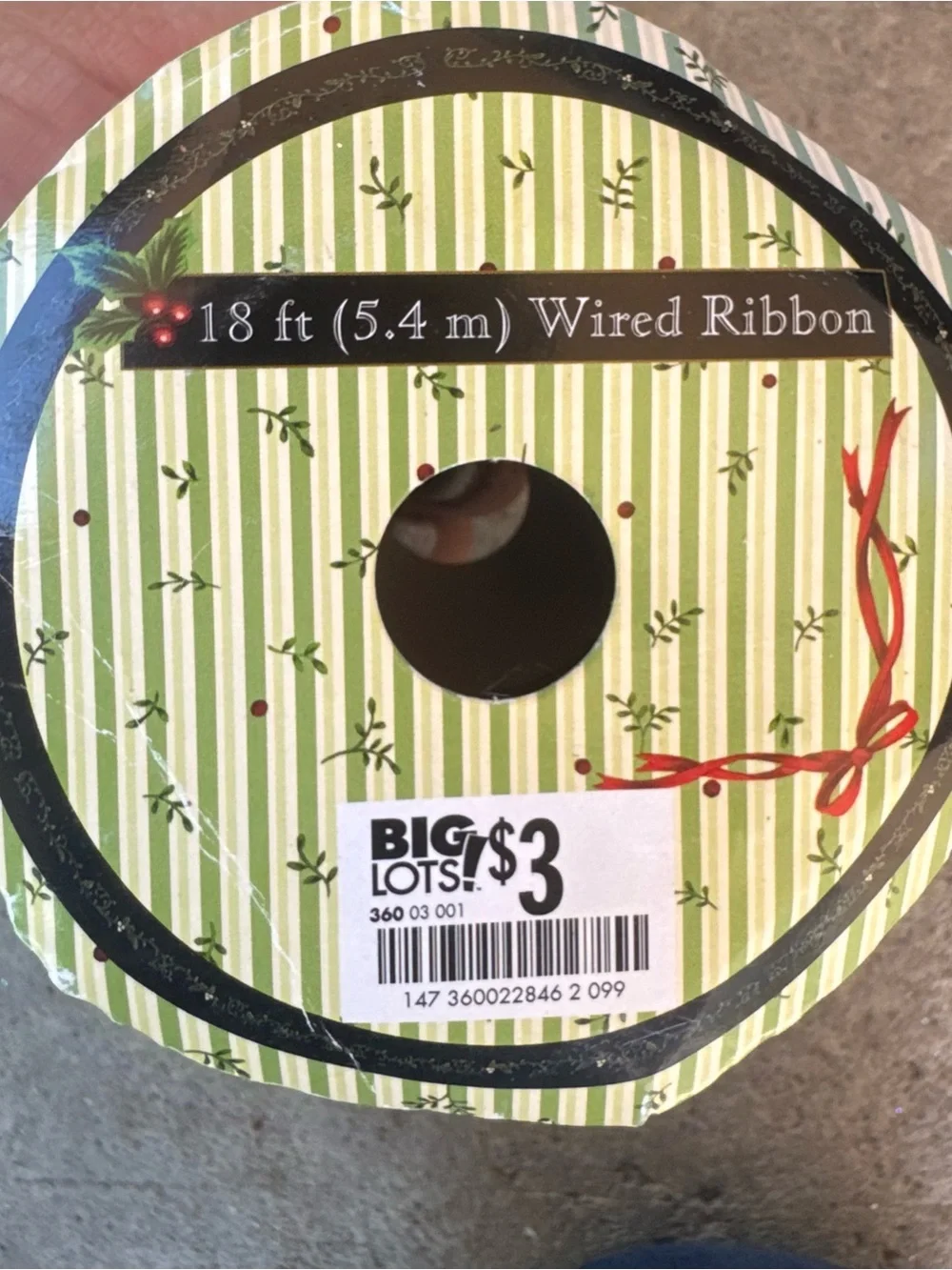 Snowman Ribbon Christmas Crafting Wrapping Ribbon Retired 18ft